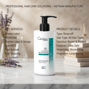 Shampoo volumisant, prix de gros, formule non grasse, tous types de cheveux, en bouteille - Product Image 1