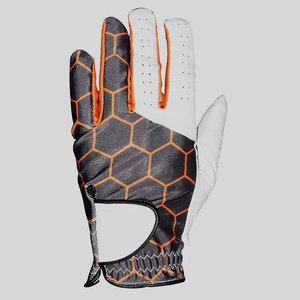 Guantes de Golf Personalizados de Cuero Genuino para Mano Izquierda o Derecha, Impresión por Sublimación Personalizada, Protección UV, Transpirables, Antideslizantes - Product Image 1