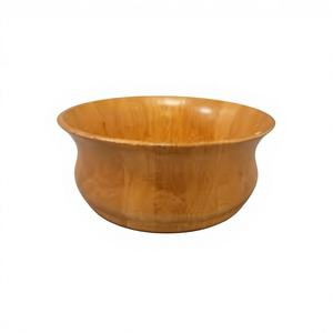 Bols de service en bois de qualité chaude accessoire de cuisine bol de nouilles à soupe réutilisable avec impression personnalisée 100% écologique belle qualité - Product Image 3