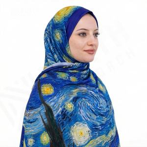 Hijab de haute qualité pour femmes musulmanes, en tissu de chiffon doux, longueur moyenne, respirant, durable, châle, foulard, usage quotidien, premium - Product Image 5