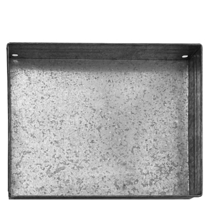 Plateau de service rectangulaire en métal galvanisé de haute qualité avec poignée, style ferme, organisateur en acier pour la décoration intérieure - Product Image 3