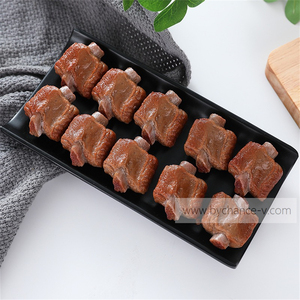 Piezas de Costilla de Cerdo Falsas Realistas, Imitación de Comida para Escenas de Cine, Carne Artificial para Exhibición en Restaurantes, Prácticas de Cocina - Product Image 3