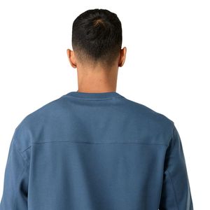 เสื้อสเวตเชิ้ตคอกลมสีน้ำเงินสำหรับผู้ชาย ผ้าฟลีซพรีเมียม แขนยาว สวมใส่สบายๆ สไตล์สตรีทแวร์ สำหรับออกกำลังกายและเล่นกีฬา - Product Image 5