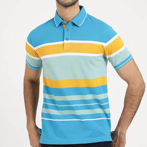 Ropa de Vestir, Ropa para Exteriores, Camiseta Polo Estampada para Hombre, Camiseta Polo de Algodón Suave y Cómoda para Verano - Product Image 1
