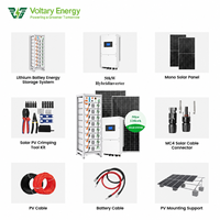 Batterie LiFePO4 haute tension ESS 50KW 128KWH BESS Système de stockage d'énergie solaire 8000 cycles Garantie 10 ans Commercial Industriel