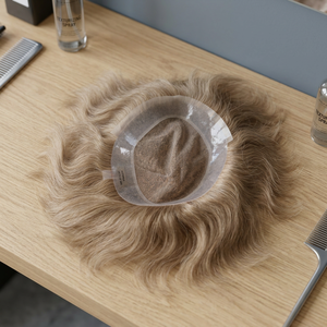Premium Quality <b>Mens</b> Hair <b>Wig</b> Kinky Straight Remy Hair Toupee 100% Density Best Hair for <b>Men</b> - Product Image 2