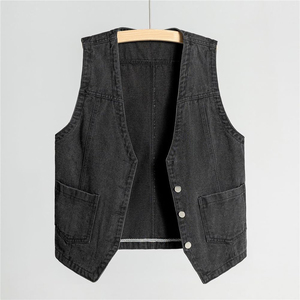Nuevo Chaleco Vaquero para Hombre, Transpirable, Juvenil, Moderno y Elegante, Invierno, Nuevo, Directo de Fábrica - Product Image 1