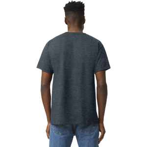 T-shirt basique pour adulte, manches courtes, col rond, en coton doux, vêtement décontracté et confortable, vêtements personnalisés, vente en gros, usine - Product Image 2