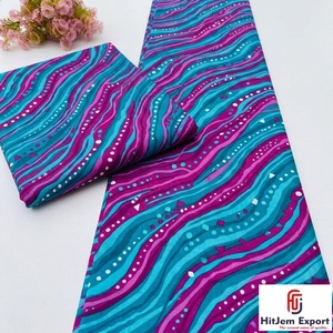 Tissu Popeline Léger 100% Coton Premium avec Imprimé Wax Ankara Imperméable et Résistant aux Déchirures pour Vêtements et Textiles de Maison - Product Image 2