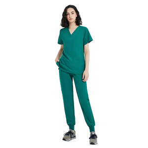 Uniformes Médicos Antibacterianos de Cintura Alta y Elásticos para Enfermería, Farmacia y Hospital - Product Image 2