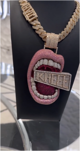 Colgantes de Moissanita 3D Completos, Estilo Hip Hop, con Letras Personalizadas, Colgante con Nombre Iced Out, Colgante de Moissanita Personalizado S925 - Product Image 4