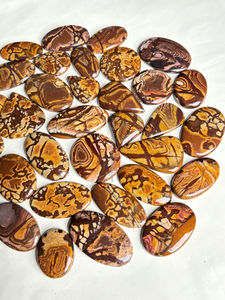 Venta al por mayor 100% Natural Outback Jasper cabujón AAA grado piedras preciosas sueltas alta calidad mezcla forma para la fabricación de joyas - Product Image 4