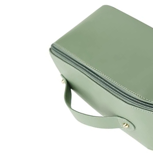 High Quality Women's Leather Cosmetic Pouch Waterproof Travel <b>Makeup</b> Organizer with Zipper Closure Colorful Toiletries Bags - Product Image 6