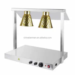 Restaurant Kitchen Equipment superior High Quality 2 tanks gold color stainless steel Restaurant Heating Lamps