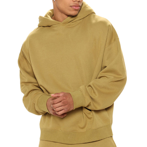 Sweat à capuche en molleton pour homme, coupe classique, logo numérique imprimé sur le devant |   Pull-over respirant, écologique, coupe-vent, doublé polyester/coton | - Product Image 2