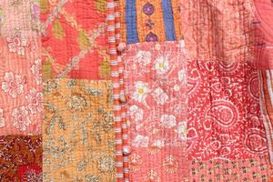 มาใหม่เย็บปะติดปะต่อกันผ้าแจ็คเก็ตอินเดียทําด้วยมือแพทช์ทํางานแจ็คเก็ตเสื้อBohoเสื้อสําหรับผู้หญิง - Product Image 6