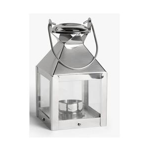 Juego de 4 faroles modernos de metal negro para velas, para interiores y exteriores, para el hogar y el jardín, faroles decorativos de hierro para bodas. - Product Image 2