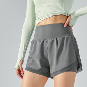 Shorts de yoga et de cyclisme premium pour femmes, taille haute, respirants, pour l'entraînement et les activités sportives, fabrication sur mesure, production en gros, vêtements de sport athlétiques pour femmes - Product Image 4