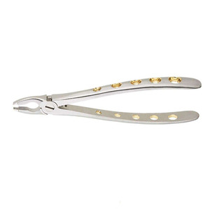 Forceps d'extraction manuels pour molaires supérieures, instruments orthodontiques de laboratoire dentaire, légers, en acier inoxydable allemand, vente en gros - Product Image 4