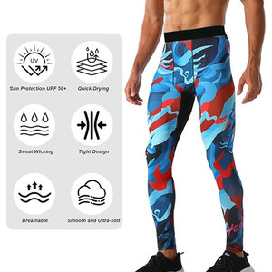 Best Service Top Trendy Breathable Lightweight Sports Wear Comfortable Slim Fit Men Professional Compression Base Layer Pants - Product Image 5