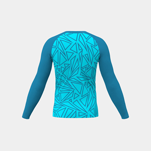 เสื้อแรชการ์ดผู้ชาย ป้องกันรังสียูวี UPF 50+ แขนยาว เสื้อสำหรับเล่นเซิร์ฟ แห้งเร็ว ชุดชายหาด สไตล์อเมริกาและยุโรป - Product Image 3