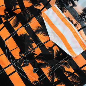 Shorts de bain athlétiques pour hommes, personnalisables, décontractés, pour l'extérieur, à sublimation intégrale, écologiques, séchage rapide, pour la natation et la plage - Product Image 4