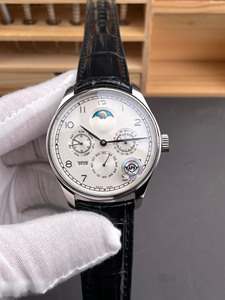 Modern Elegant Business Luxury White Dial, Banquet and Commuting Perpetual Calendar Moon Phase Automatic <b>Mechanical</b> Men's <b>Watch</b> - Product Image 1