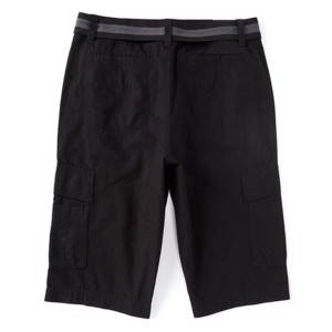 Shorts Cargo Personnalisés de Haute Qualité en Polyester/Coton, Décontractés, en Tissu Peigné, Motif Uni, Faible MOQ, Doux, en Polaire Teinte Unie pour Garçons - Product Image 4