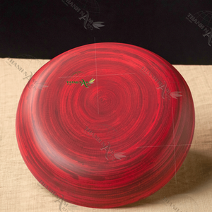 Platos de bambú ecológicos, diseño clásico biodegradable para ocasiones de fiesta de vida clásica sostenible - Product Image 3