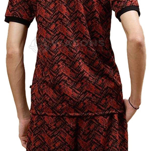 Conjunto de camiseta y pantalones cortos con estilo, diseño moderno, ajuste cómodo, ideal para ropa urbana y estilo de vida activo. - Product Image 5