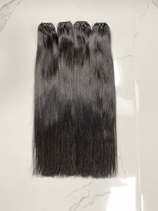 Extensiones de cabello humano vietnamita natural recto doble dibujado 100%, cutícula alineada, tejido de pelo al mejor precio para mujeres negras - Product Image 2