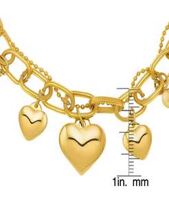 Bracciale Multi Cuore Placcato Oro 14K |   Macy's - Product Image 2