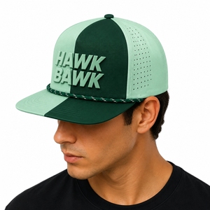 Casquette de golf unisexe avec cordon tressé à l'avant, visière incurvée, fermeture arrière réglable, broderie personnalisée, ajustement confortable, directement de l'usine - Product Image 3