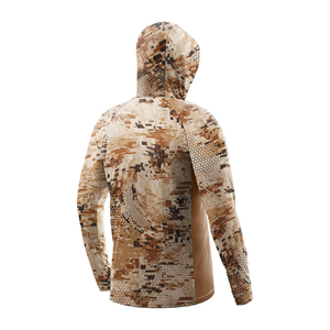 Camisa de Caza de Invierno de Alta Calidad al por Mayor con Máscara, Logotipo Personalizado, Transpirable, Cortavientos, 100% Poliéster, Servicio OEM, Forro de Algodón - Product Image 3