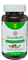 Capsules à base de plantes GraciBona, 60 capsules par flacon, avec des ingrédients ayurvédiques naturels et un mélange d'extraits de plantes botaniques, en format pratique