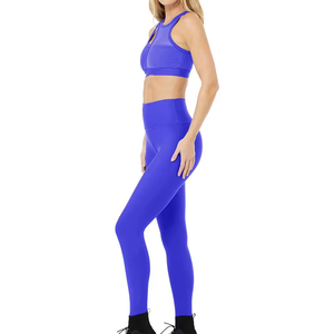 Conjuntos de Yoga para Mujer de Secado Rápido, Transpirables, Elegantes, Nuevo Diseño, Casuales, para Gimnasio, Conjuntos de Fitness para Yoga, Talla OEM - Product Image 3
