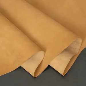 Tissu en cuir nubuck de vachette noir jais de qualité supérieure pour chaussures haut de gamme, sacs à main, sacs à dos, portefeuilles et divers accessoires artisanaux personnalisés - Product Image 6