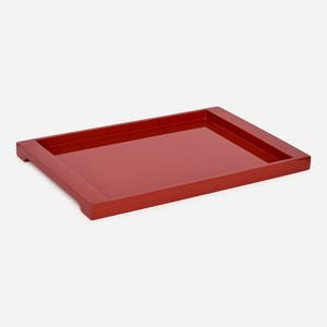 Bandeja Rectangular de Laca Ecológica, Color Rojo Ladrillo, Decoración para el Hogar, Organizador de Mesa, Venta al Por Mayor, Regalos Hechos a Mano, Moderno, B2B - Product Image 6