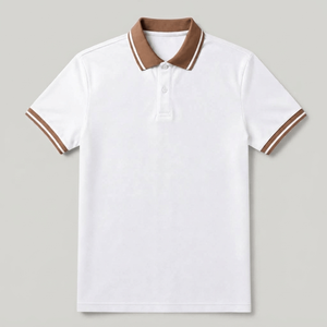 Chemises polo pour hommes en gros, chemises polo personnalisées pour hommes, manches courtes, polo décontracté, t-shirt polo avec logo personnalisé - Product Image 1