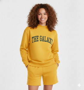 High Quality Casual Oversized Fleece Solid <b>Pattern</b> Turtleneck Sweatshirt and Shorts Set Winter Daily Wear Two Piece Outfit - Product Image 5