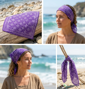 Pañuelos Bandana Estampados al por Mayor, 100% Algodón, Ecológicos, Reutilizables, Ideales para Regalo - Product Image 3