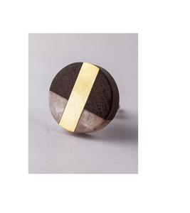 Unique luxury wood metal marble <b>door</b> <b>knobs</b> for kitchen cabinet wardrobe drawer furniture elegant <b>decorative</b> handle - Product Image 1