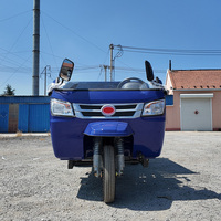 Triciclo de Carga con Carrocería Abierta, Motocicleta de Carga de 18, 22, 25 HP, Triciclo Agrícola de Tres Ruedas, Triciclo de Carga Diésel