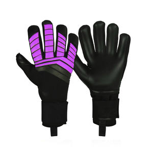Gants de gardien de but en latex souple personnalisés 2026 – Haute qualité, légers, pour extérieur, avec fermeture auto-agrippante, imperméables, protection des doigts et du pouce - Product Image 4