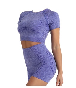 Athlétique Fitness Femmes Yoga Set Gym 2 pièces Soutien-Gorge Costume Sans Couture Gym Vêtements pour Femmes Workout Yoga Set 2026 - Product Image 6