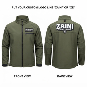 เสื้อแจ็คเก็ตซอฟต์เชลล์ผู้ชาย 220 GSM ผ้าพรีเมียมยืดหยุ่นได้ สีน้ำเงินรอยัล ดีไซน์แบบแผง  พร้อมฮู้ด กันลม เป็นมิตรกับสิ่งแวดล้อม ซิปเต็มตัว เหมาะสำหรับกิจกรรมกลางแจ้ง - Product Image 1