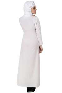 Abaya de luxe moderne et élégante pour femme, dorée brillante, à manches longues, pour l'Aïd, les soirées et les fêtes à Dubaï - Product Image 3