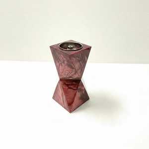Modern Design Epoxy Resin Incense <b>Burner</b> with Geometric Design Red Aromatic Diffuser <b>for</b> Home Fragrance - Product Image 1