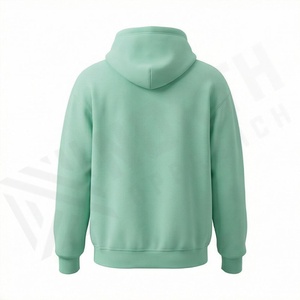 Sudadera Oversize de Alta Calidad 100% Algodón Lavado para Hombre, con Bolsillo, Hombros Caídos, Capucha, Forro Polar Transpirable, Larga - Product Image 2