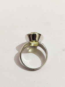 แหวนทำมือ925แหวนเงินแหวนควอทซ์แหวนผู้หญิงแหวน Boho พลอยแหวนผู้หญิงทำในอินเดีย - Product Image 6